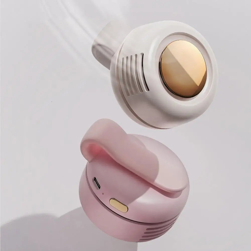 ❄️ 瞬間冷感ハンディファン｜USB充電式 ポータブルミニファン